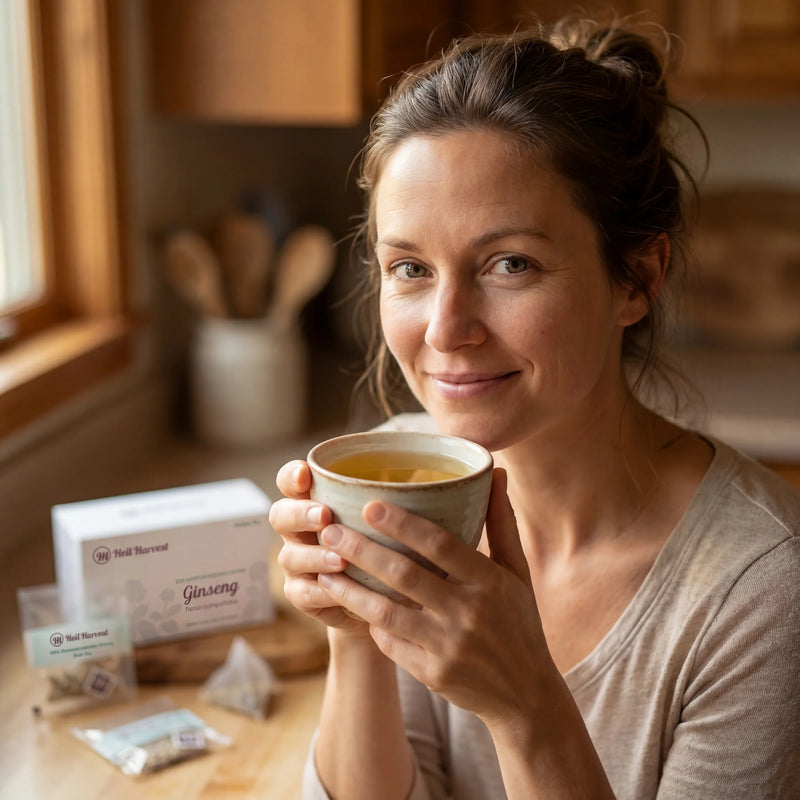 Wisconsin American Ginseng Tea Bags — Caffeine-Free Herbal Tea - Image 5