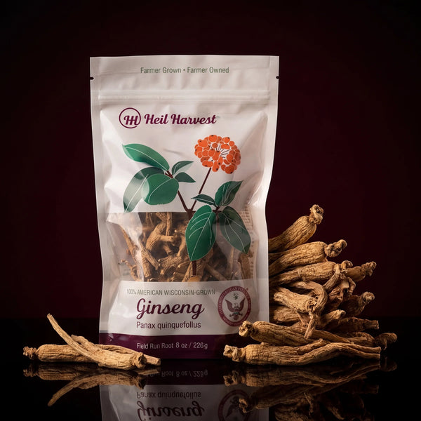 Wisconsin American Ginseng Whole Root — 3-Year-Old