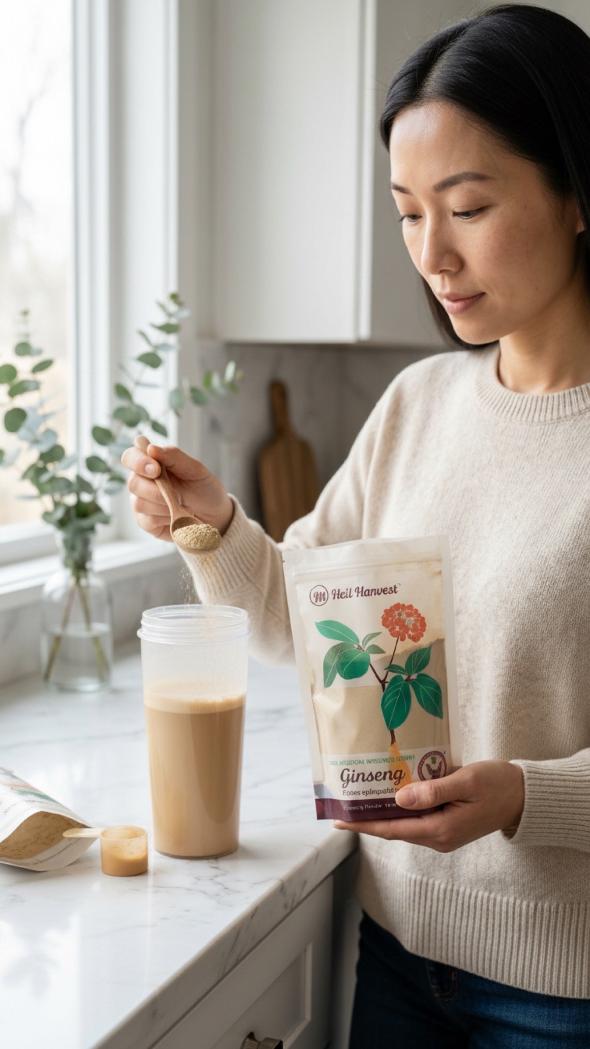 Wisconsin American ginseng root powder