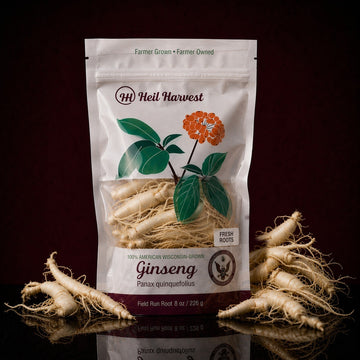 Fresh Wisconsin American Ginseng Roots