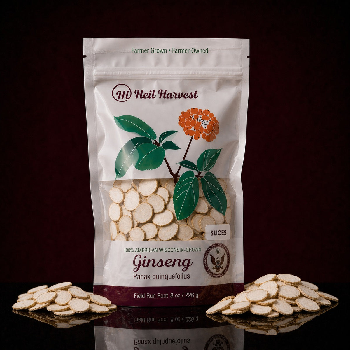 Wisconsin American Ginseng Slices